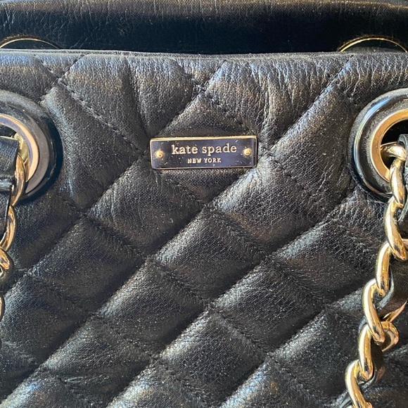 Kate spade black leather bag - Picture 3 of 3